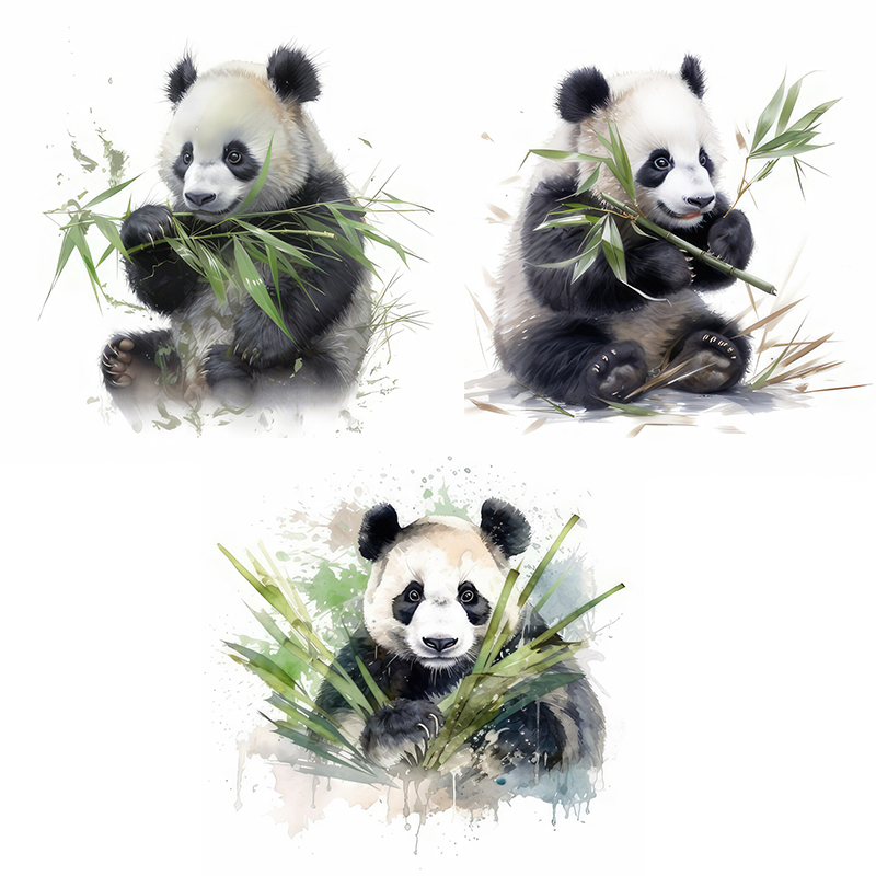 Pvc Panel Background - C76 # Stiker Dinding Panda Cat