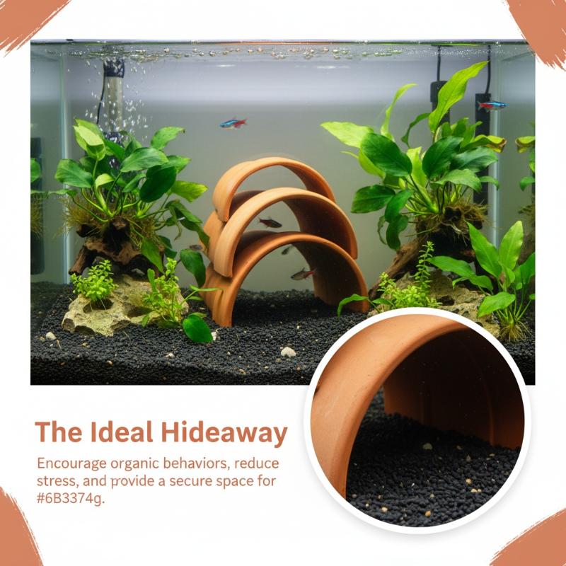 Hide Cave Ceramic - Gua Pemijahan Ikan Keramik Bernapas, Dekorasi