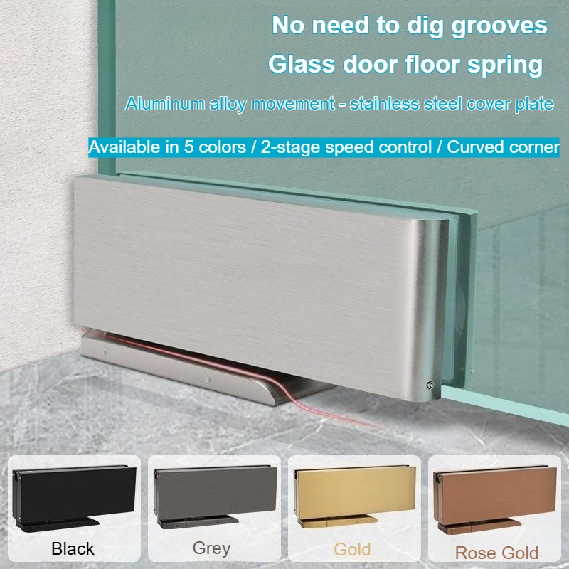 Glass Door Hinge - Alur Non Penggalian Pintu Kaca Tanpa