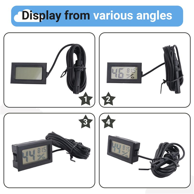 [BARU!A93G】 Termometer Digital - Digital Hygrometer Probe ulasan dan harga