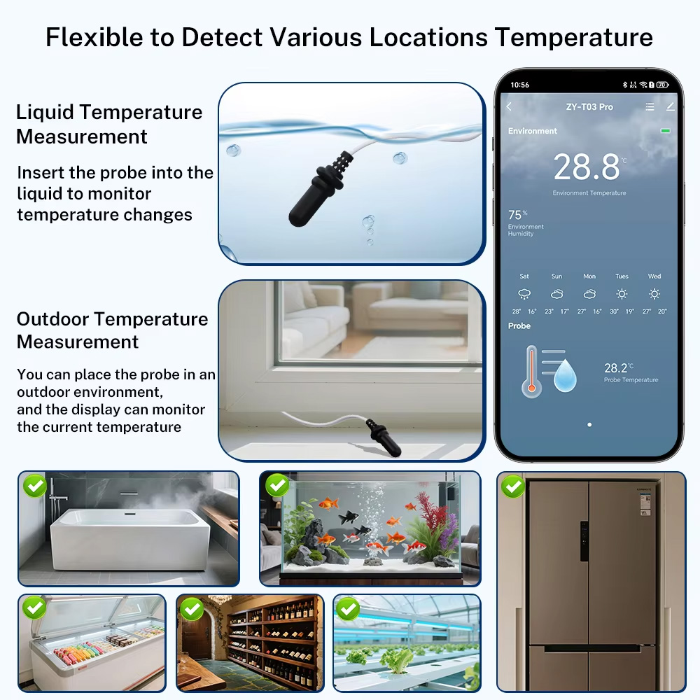 Sensor Suhu Kelembaban Ekstern - Digital Hygrometer Probe ulasan dan harga