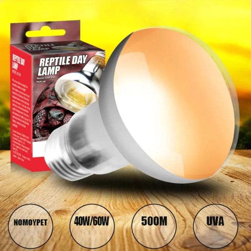 Lampu Pemanas Reptil 40W/60W S - Calcium Powder Reptile ulasan dan harga