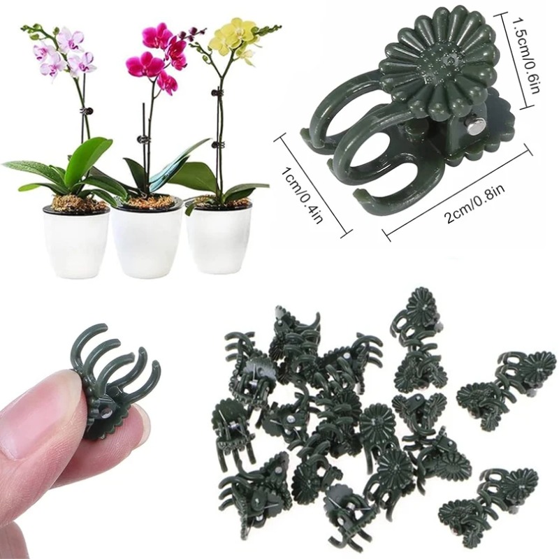 50 Buah Penjepit Tanaman Hijau - Vine Climbing Plastic ulasan dan harga