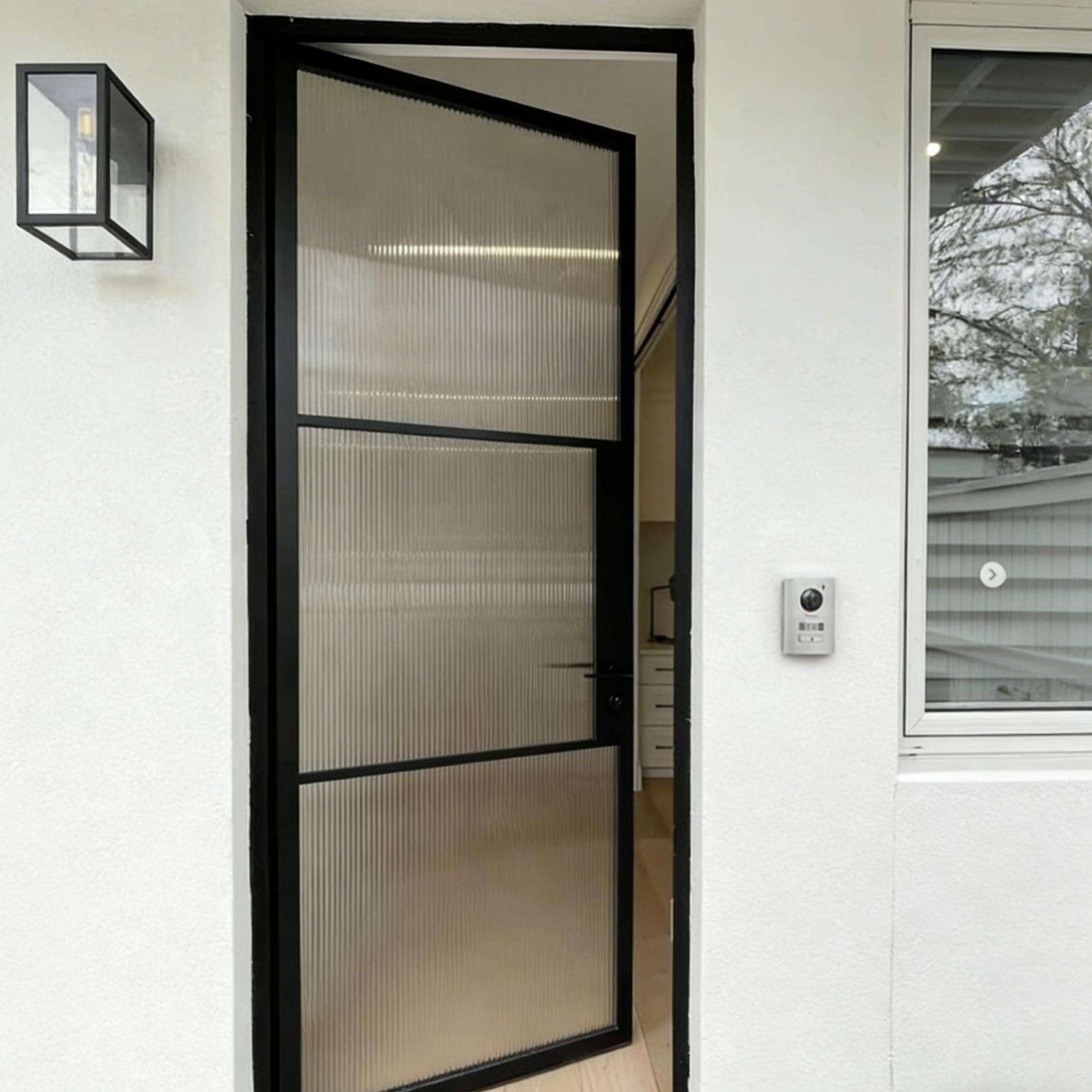 Pintu Prancis Kaca Tempered de - Glass Door Hinge ulasan dan harga