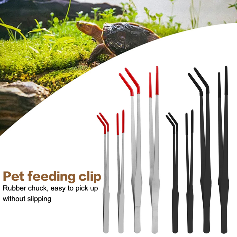 Penjepit Makanan Reptil Baja T - Feeding Tong Stainless ulasan dan harga