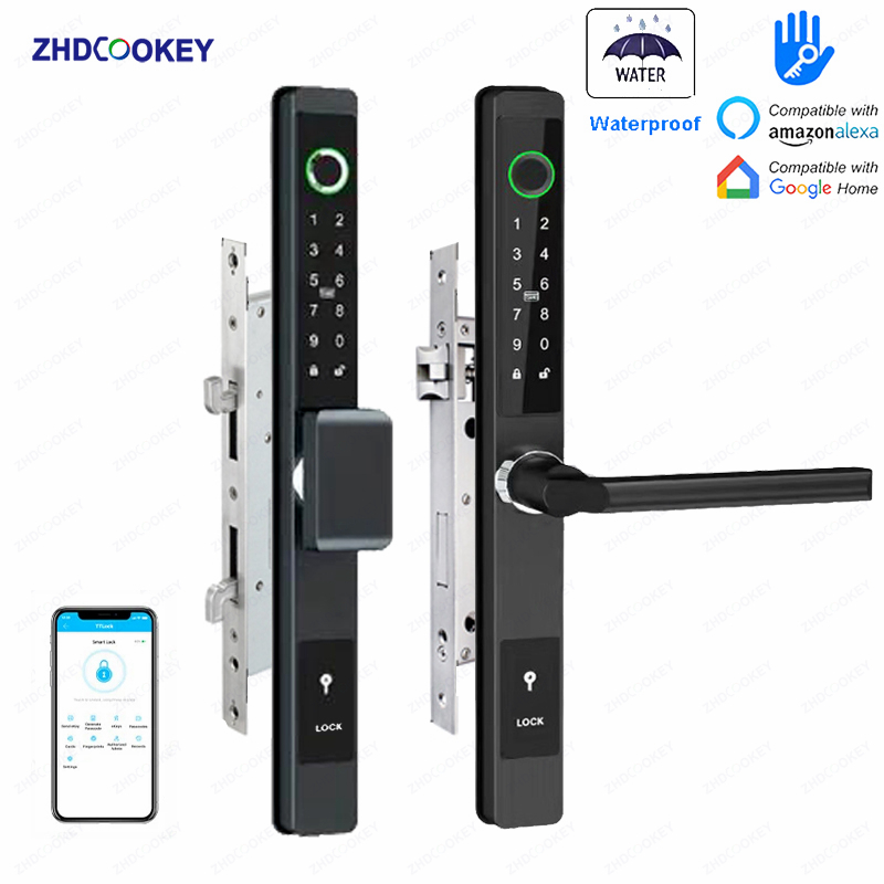 ZHDCOOKEY Kunci Pintu Digital  - Glass Door Hinge ulasan dan harga