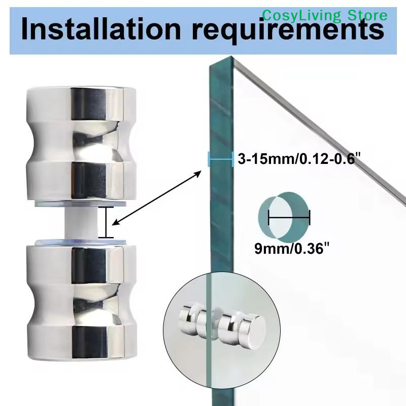 [CL]Gagang Pintu Kaca Shower B - Glass Door Hinge ulasan dan harga