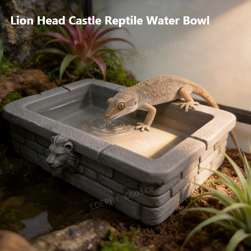 Mangkuk Air Reptil Bentuk Kepa - Water Dish Reptile ulasan dan harga