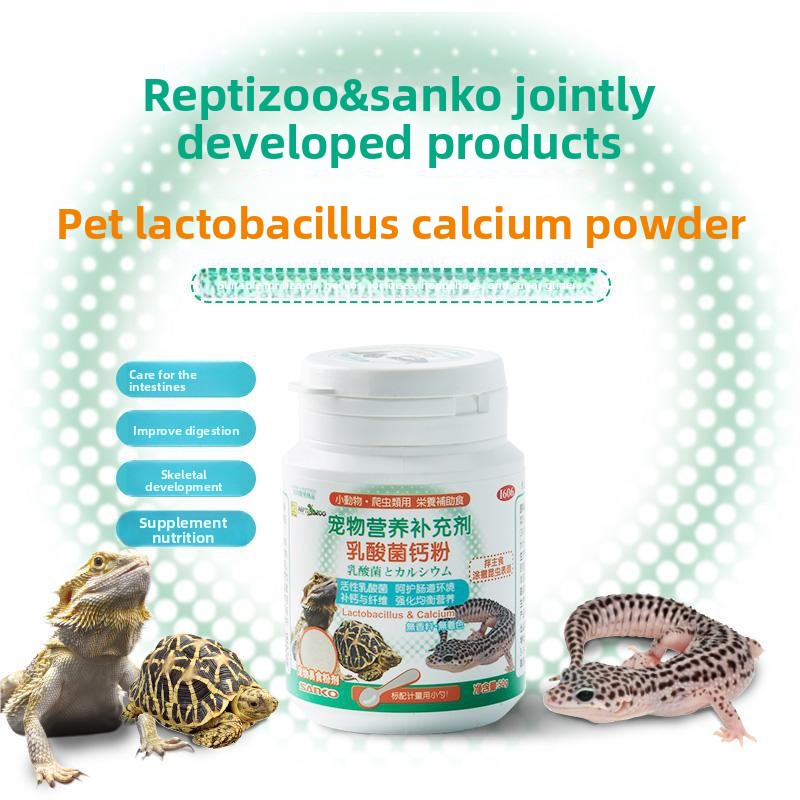 Reptizoo&Sanko BAC Probiotik & - Calcium Powder Reptile ulasan dan harga